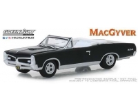 Greenlight 44840F Pontiac GTO Convertible MacGyver TV Series Hollywood Series Black 1967 1:64