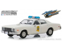 Greenlight 86557 Plymouth Fury Mississippi Highway Patrol - Smokey and the Bandit 1977 - White - 1:43 Detailed Model