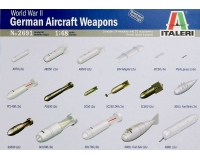 Italeri 2691 WWII German Weapons 1:48 Aircraft Accessory Model Kit *BARGAIN* ###