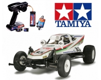 Lowest Price Bundle: Tamiya 58346 The Grasshopper RC Car Kit (Complete Package with Tamiya Hobbywing 1060 ESC and MStyle Radio with USB Charger)