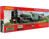 DAMAGED BOX: Hornby R1225M The Tornado Pullman Express Complete Train Set with Track + Controller (Flying Scotsman Alternative)