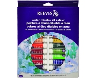 Reeves Water Mixable Oil Colour Artists Paint Tube Sets - 24x10ml 836392