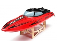 Volantex Racent VECTOR SR65 Brushed Radio Controlled Power Boat - RED - VOL79205BR 65cm Long
