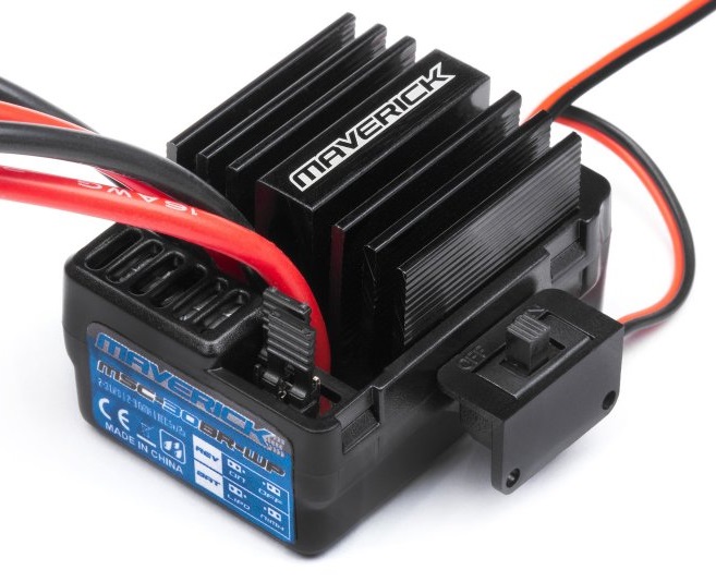 HPI HP120075 SC-3SWP2 Waterproof ESC with T-Plug (Deans Style) for Brushed RC Cars - For Jumpshot SC/MT/ST V2 Series