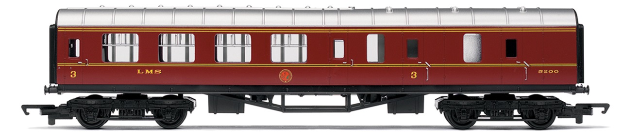 Hornby Railroad R4389 LMS, Brake Third Coach - Era 3 ###