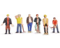 Bachmann 36-042 OO Scale People - Construction Workers / Builders