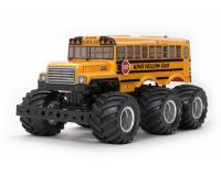 Tamiya 58653 King Yellow School Bus 6x6 (G6-01) RC Car Kit (Kit Without ESC or Custom Deal Bundle)