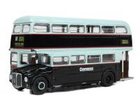 Pre-Order EFE 41704 AEC Routemaster WLT655 (formerly RM655) in its Confidence Bus (Leicester) livery of black and light battleship grey, as preserved with Special Service 00 blinds.
