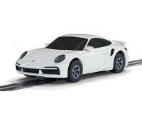Micro Scalextric G2214 Porsche 911 Turbo Car - White - Car