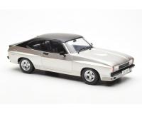 Model Car Group 18349 Ford Capri MKII X-Pack Silver/Matte Black 1975 RHD SOO 636R - Doyle's Car from The Professionals