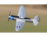 Top RC Republic P-47 Thunderbolt 400mm Gyro Stablised Radio Control Ready To Fly RC Plane, Complete With Handset, Battery and Charger TOP1048B2