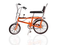 Toyway 1:12 Raleigh Chopper Mk1 Bicycle Model - Brilliant Orange (Ready Made Display Model)