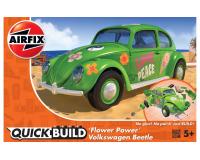 Airfix J6031 QUICK BUILD VW Beetle Flower Power - No Glue, No Paint, Just Build it ###