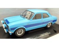 Model Car Group 18386 Ford Escort Mk1 RS2000 Light Blue (Right Hand Drive) 1:18 Diecast Scale Model