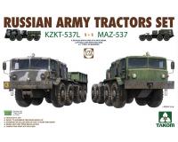 Takom 05003 Russian Army Tractors KZKT-537L + MAZ-537 1+1 1:72 Kits