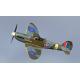 Top RC Supermarine Spitfire Grey/Green 450mm Gyro Stablised Radio Control Ready To Fly RC Plane, Complete With Handset, Battery and Charger TOP098B2
