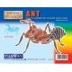 Toyway ANT Pre-Coloured 3D Push Out Woodencraft Kit  (Age 6+)